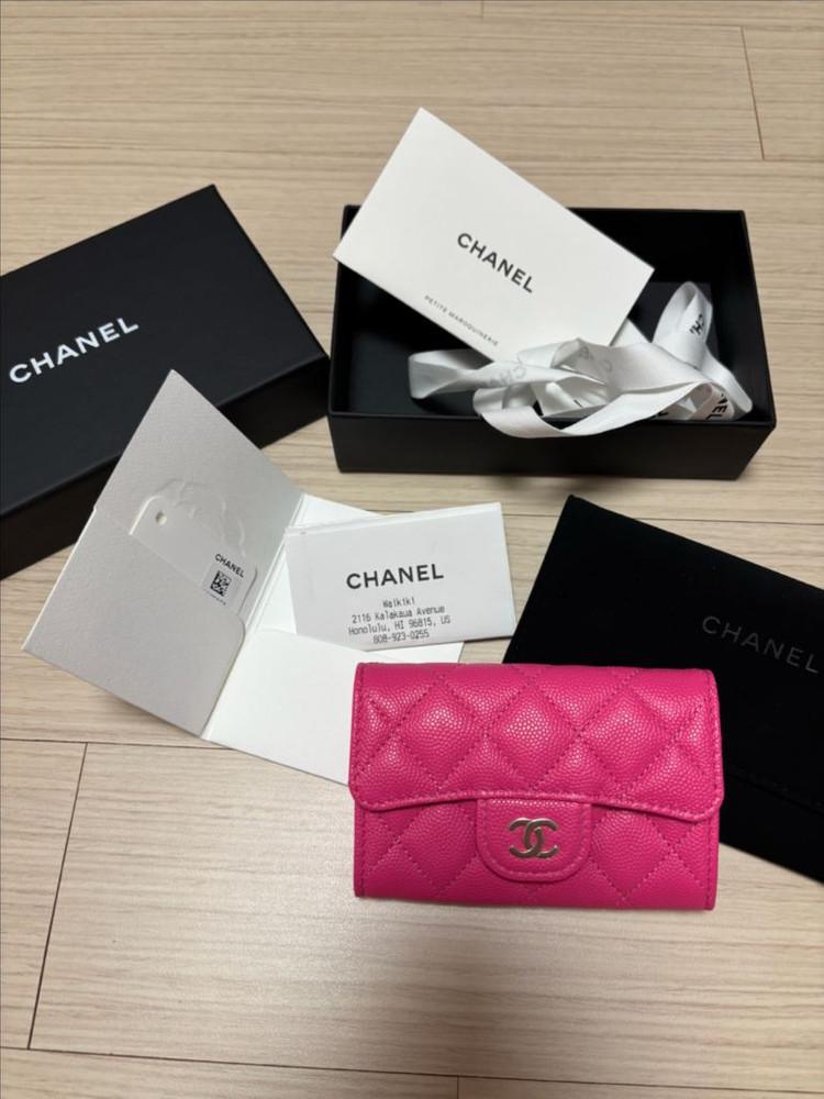 샤넬 캐비어 카드지갑(새상품)--1