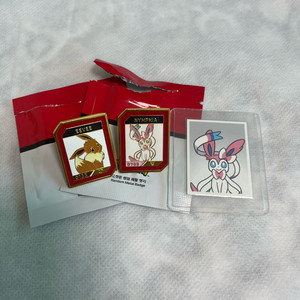 이삭토스트 이브이 님피아 뱃지 1탄 포켓몬 증명사진 덤 이미지