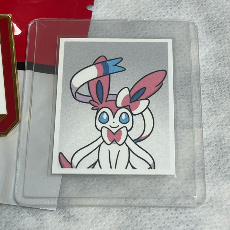 이삭토스트 이브이 님피아 뱃지 1탄 포켓몬 증명사진 덤 이미지