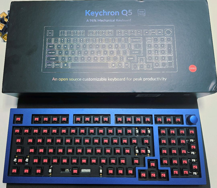 키크론 Q5 노브 96% 키보드--1