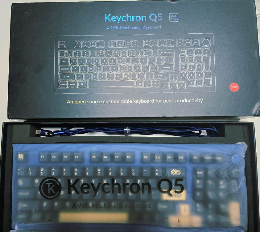 키크론 Q5 노브 96% 키보드--7