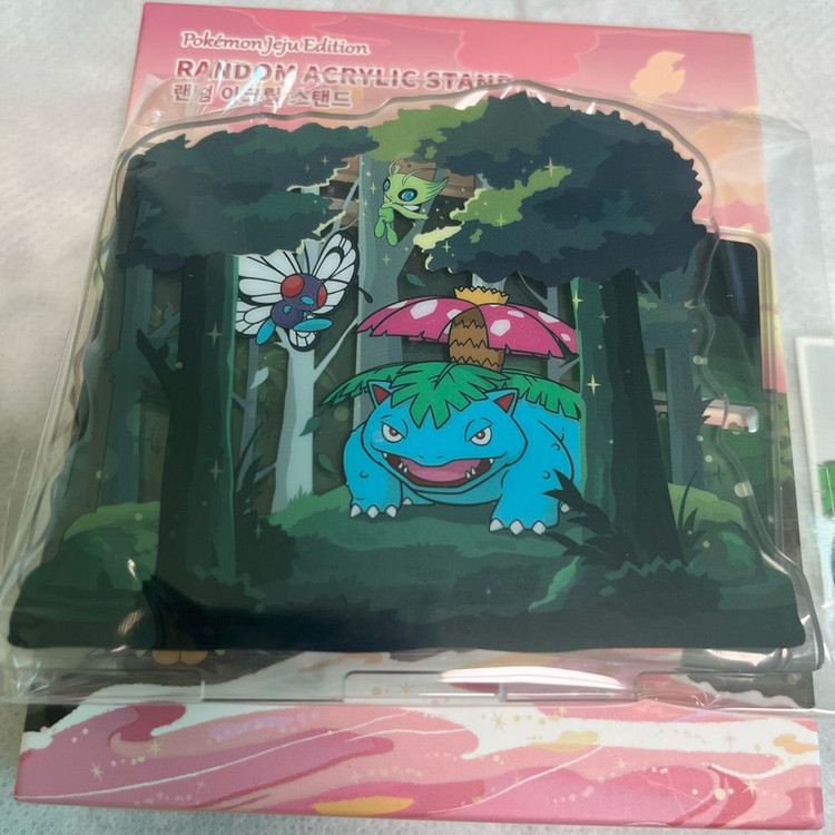 제주 포켓몬 아크릴 스탠드 팬텀 이상해꽃 증명사진 가챠 이미지