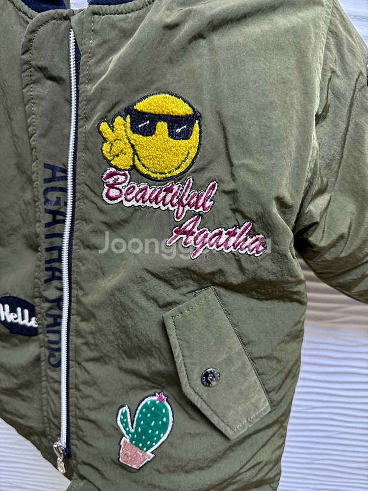 아가타 베이비 아기 유아 키즈 오리털 패딩 항공점퍼 90 24m 2Y 2T--2