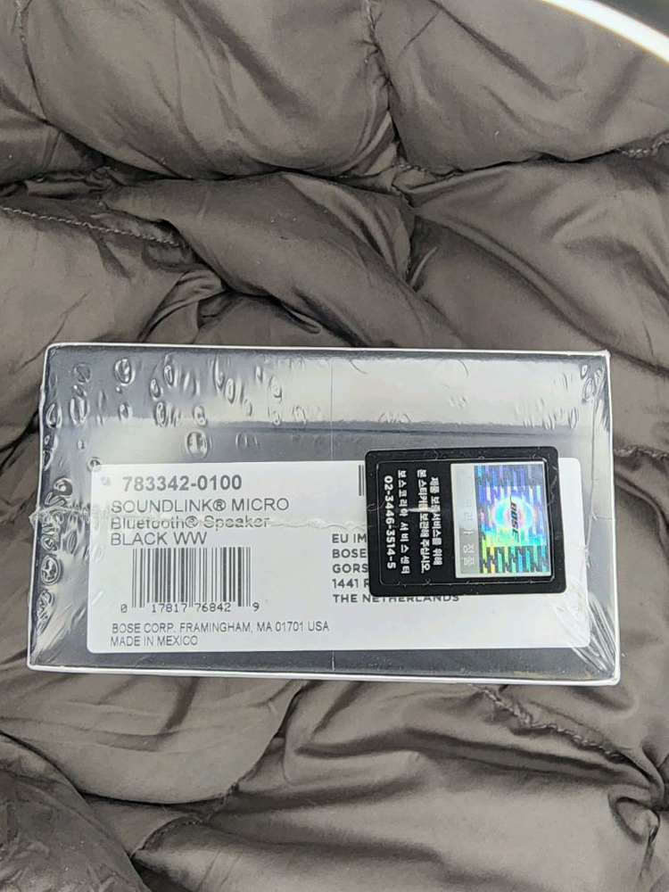 (미개봉) 보스(BOSE) 사운드링크 마이크로 블루투스 스피커 (블랙)--5