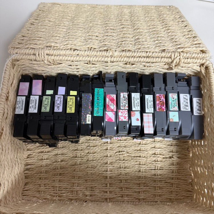 브라더 헬로키티 라벨기, 라벨프린터 PT-P300BTHK+라벨테이프 15종--3