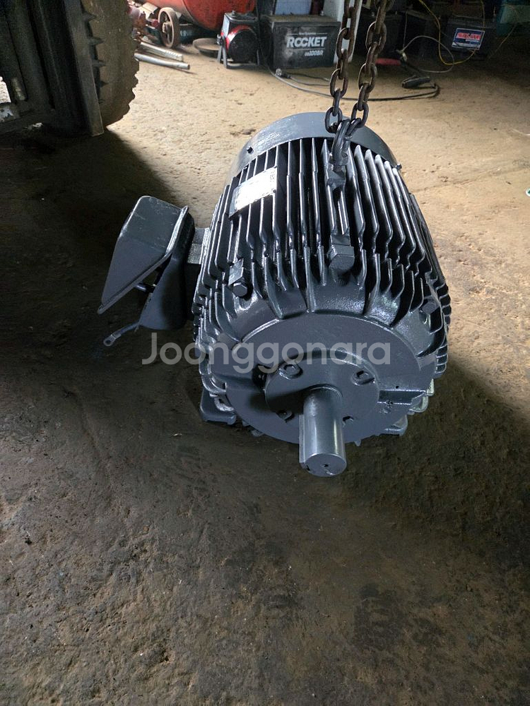 중고모타 50마력4극효성모타(중량277kg)--2