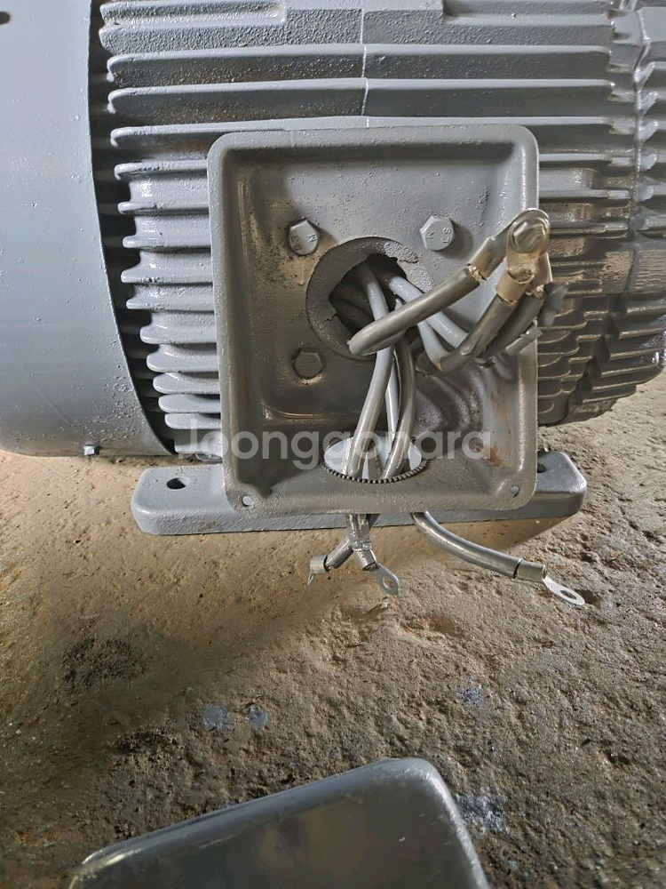 중고모타 50마력4극효성모타(중량277kg)--4