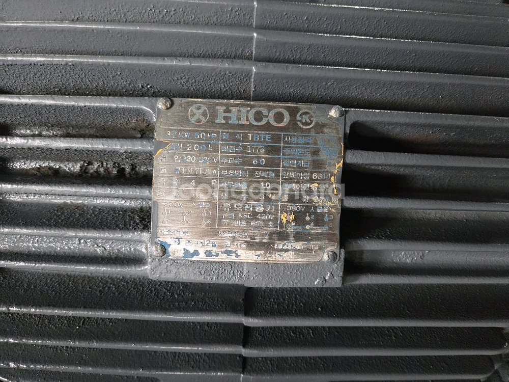 중고모타 50마력4극효성모타(중량277kg)--5