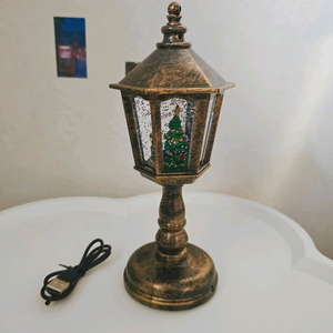 크리스마스 빈티지 워터볼 오르골 조명