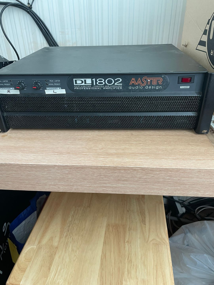 마스터 15인치 패시브스피커, 엠프 이미지