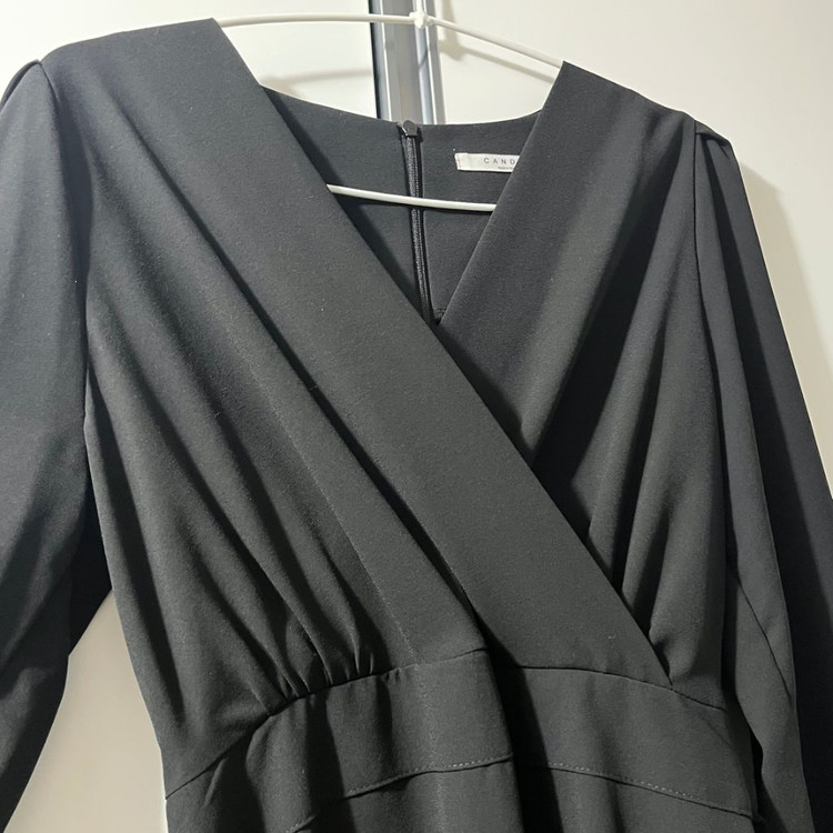 하객룩 머메이드 브이넥 롱원피스--3