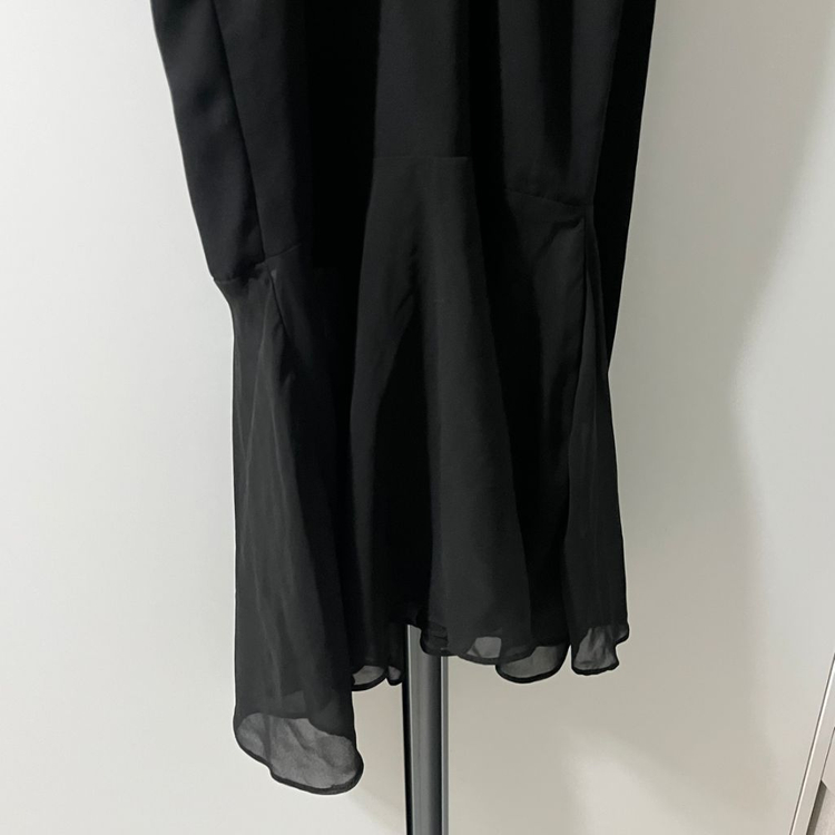 하객룩 머메이드 브이넥 롱원피스--5