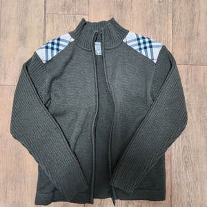 버버리 키즈 울 니트 집업 10Y / 140cm 사이즈