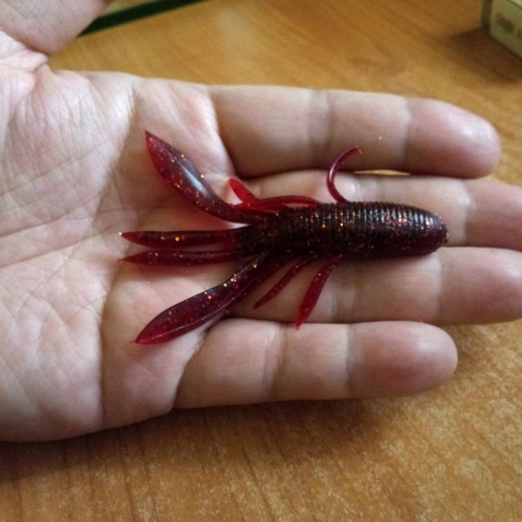 호그웜(2배용량)5세트 루어낚시 배스낚시 크로우웜 이미지