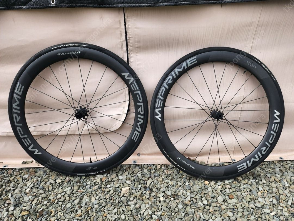 미프라임 RAPIDO 50 db 카본휠셋 판매합니다.--3