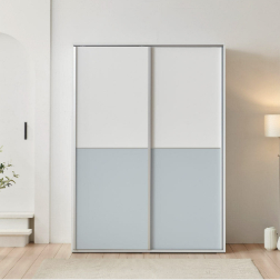 라자가구 이룸 투톤 슬라이딩옷장1600사이즈 이뻐요