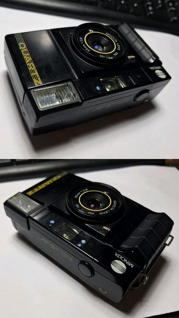 미놀타 AF-S Quartz Date 필름카메라 빈티지 레트로 로모 앤틱 y2k 일본 감성 필카 촬영 사진--2