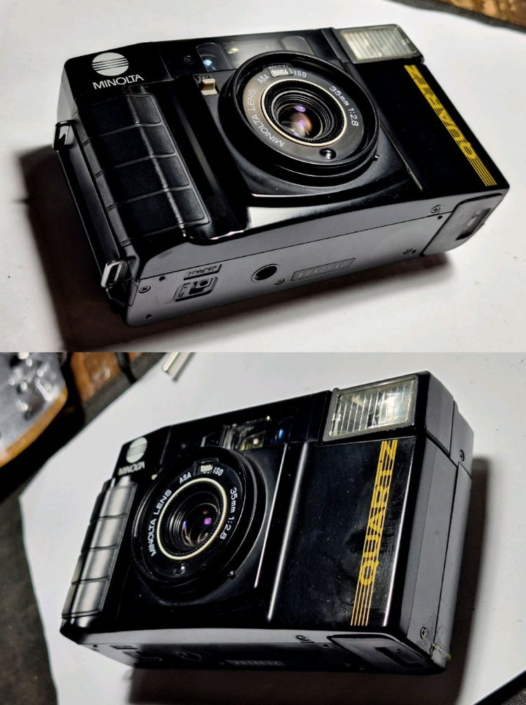 미놀타 AF-S Quartz Date 필름카메라 빈티지 레트로 로모 앤틱 y2k 일본 감성 필카 촬영 사진--9