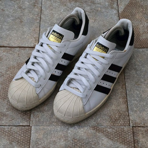 (225)아디다스 슈퍼스타 80s 화이트 블랙 스니커즈 운동화 이미지