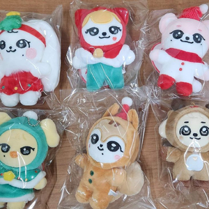 미니브 크리스마스 플러시 인형 6종 세트 아이브 포카포함 (미개봉/택포 21만) 이미지