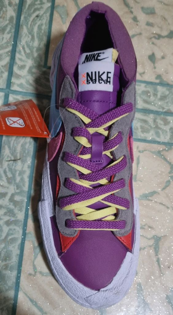 나이키 사카이 카우스블레이저 로우 퍼플 265mm 이미지