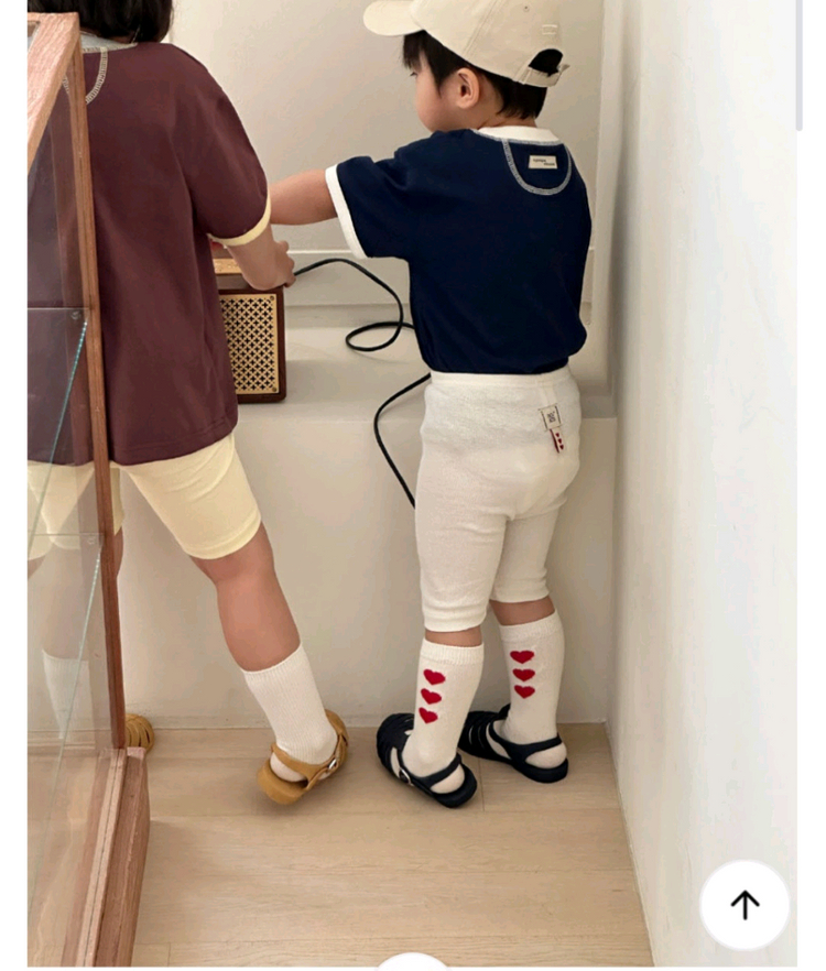 아기옷 유아옷 보나츠 베이직 컬러링 티셔츠M(새상품)--1