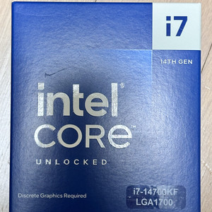 인텔 코어 i7-14700KF CPU (사용기간 3개월 미만,거의 새상품)