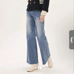 타임 턴업 재킷 & 스트라이프 머플러