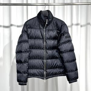 [정품] 24FW 디올 오블리크 테크니컬 자카드 패딩 48 블랙 이미지