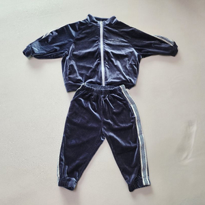 아기옷 유아옷 멜론스위치 3호 벨로아 트레이닝복세트 집업 바지 90정도 돌아기