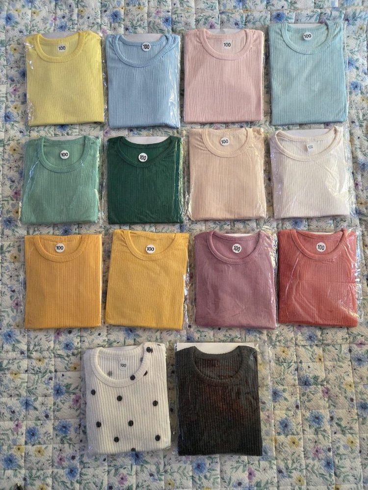 100. 남아. 여아 가을내복 새상품 (6~8천)--1