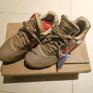 나이키 오프화이트 에어맥스90 데저트오어(240)