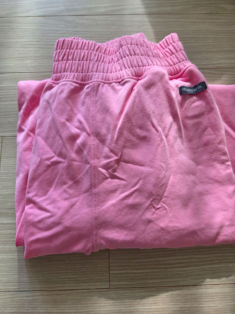 무브웜 소프트스웻팬츠 핑크리프s--1