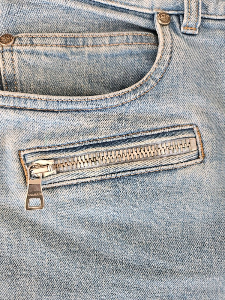 [정품]발망 남성 슬림핏 바이커 청바지(32) 이미지