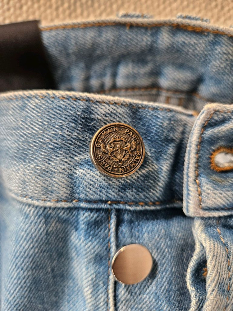 [정품]발망 남성 슬림핏 바이커 청바지(32) 이미지