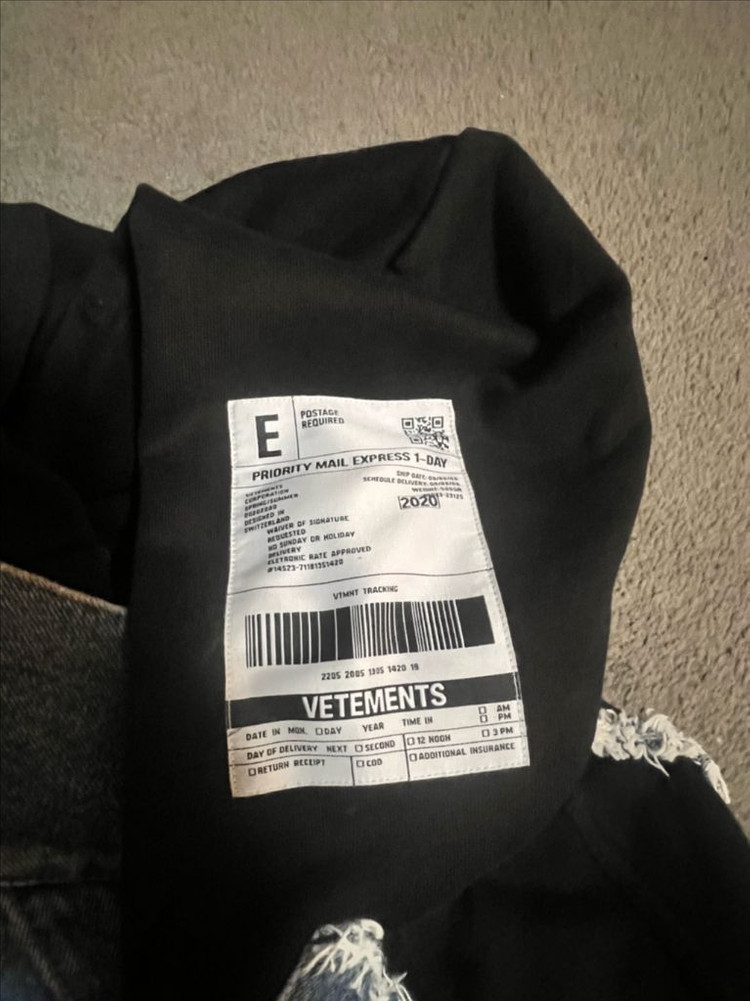 Vetments 베트멍 데님 후드 자켓 이미지