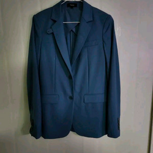 Theory 띠어리 블루 자켓/총장72/가슴43/0싸이즈