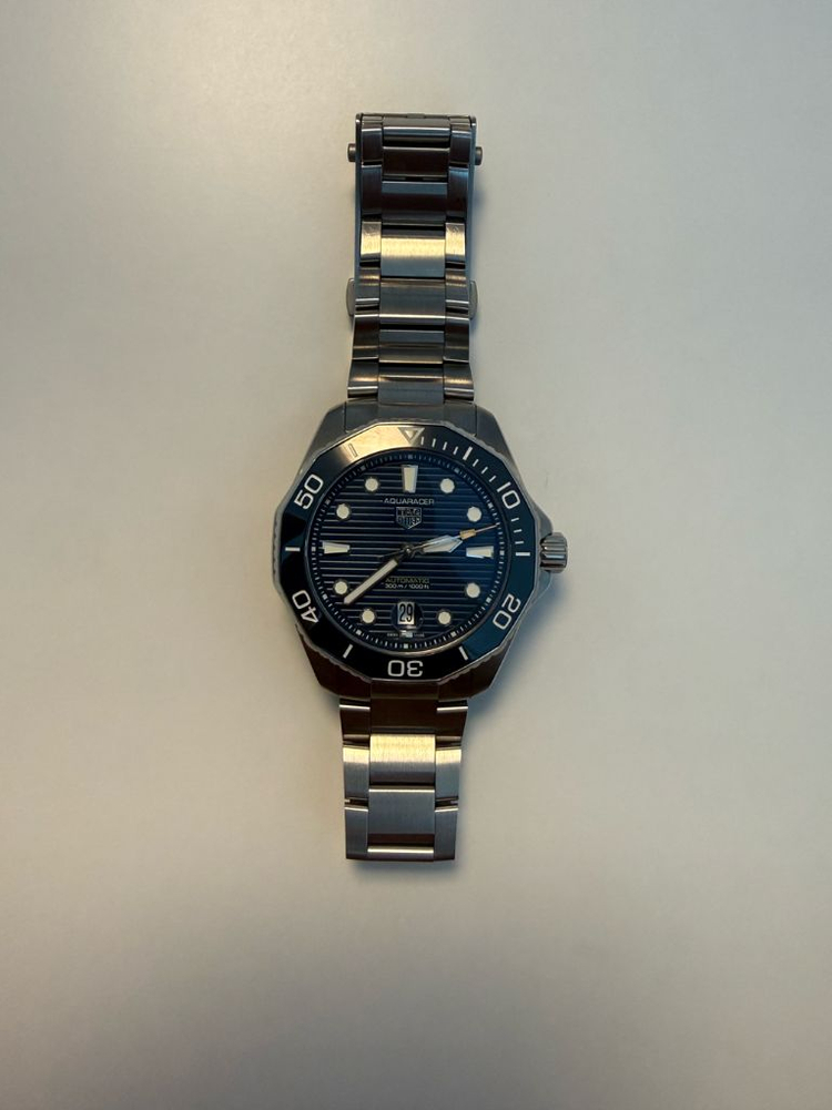 태그호이어 아쿠아레이서 300 오토매틱 43mm 청판(WBP201B)--0