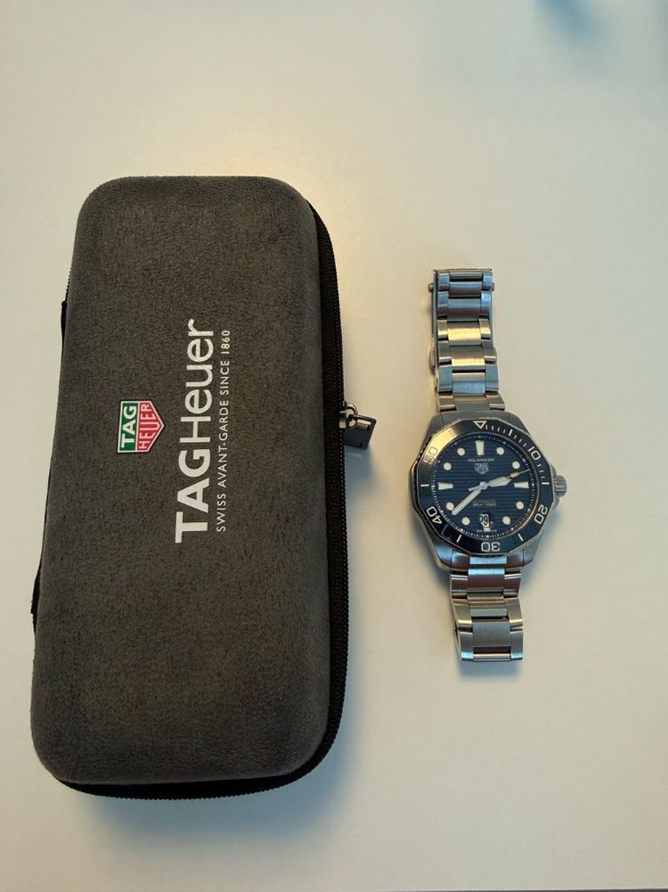 태그호이어 아쿠아레이서 300 오토매틱 43mm 청판(WBP201B)--6