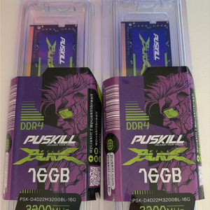 puskill 램 ddr4 3200mhz 32gb(16gb*2) 팝니다