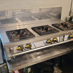 업소용 3구 가스레인지 이미지