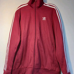 아디다스 버건디 트랙탑 저지 져지집업 95
