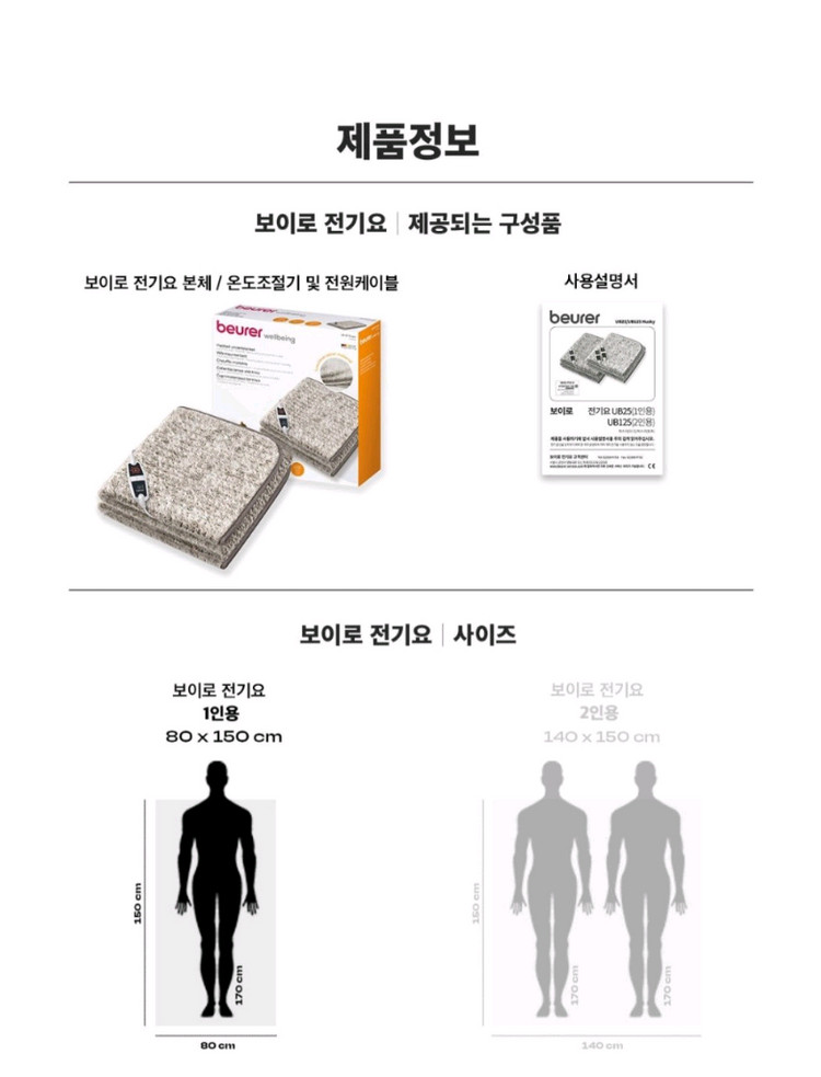 보이로 전기요 허스키 토프/다크 전자파없는 전기매트 온열매트 2인용 75000원보이로에서 나온 이미지