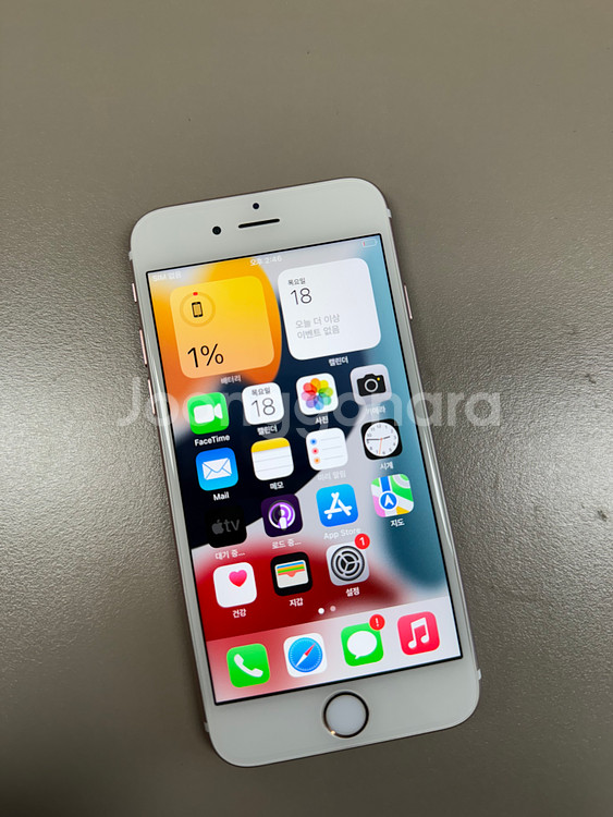 *11만원* 아이폰6S 로즈골드 64G 미파손 깨끗한 SS급 단말기 서브용 소장용 추천--1