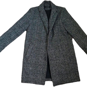 지오다노 글렌체크 코트 / 95 / 안감 털 / 따뜻함