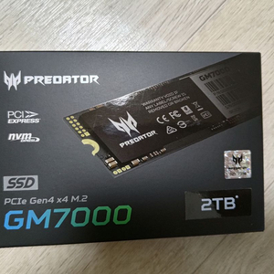 에이서 프레데터 GM7000 2TB팝니다.