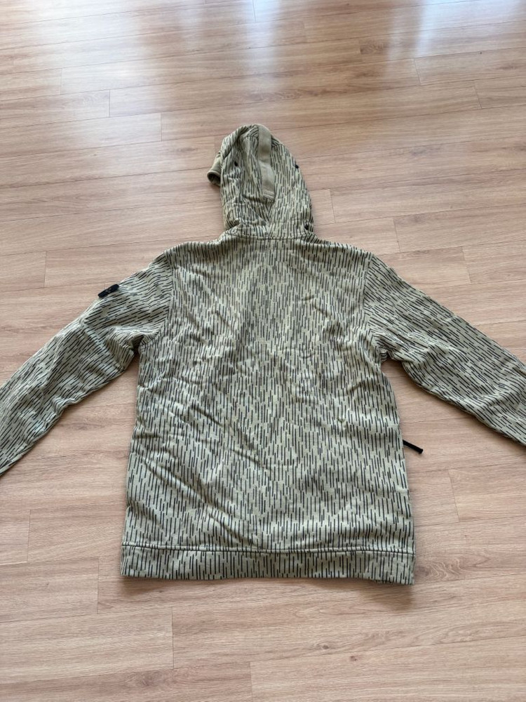 스톤아일랜드 레인 카모 리플렉티브 후드--2