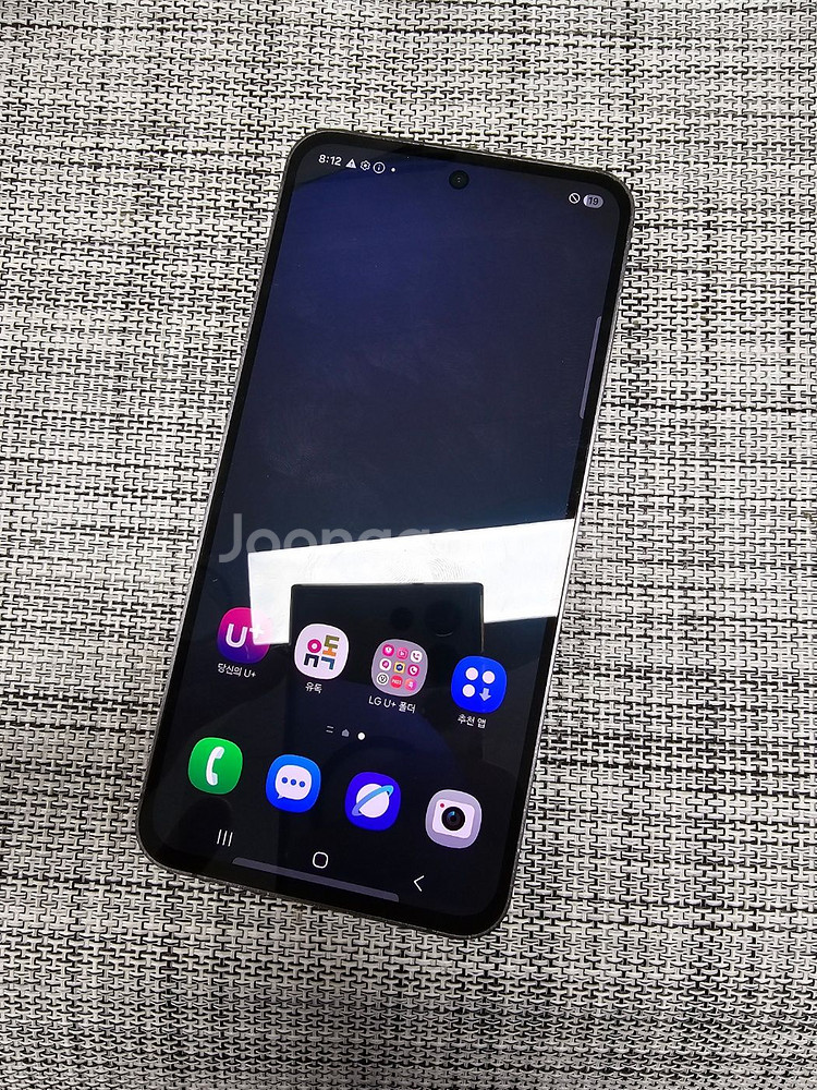 (특AAA급) 갤럭시 S24FE 256G 블랙 24년 12월개통 액정무기스 정상해지폰 45만팝니다@--1