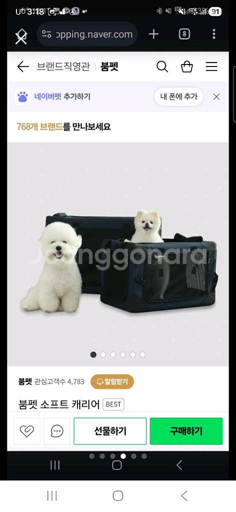 반려동물 소프트 캐리어--2