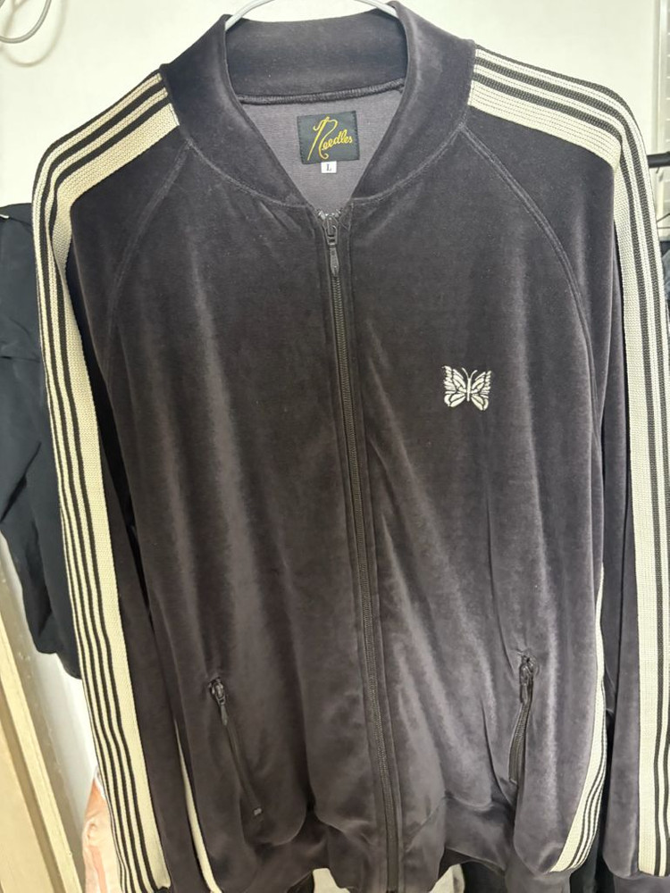 needles 니들스 벨뱃 트랙탑 L 사이즈 보라색--1